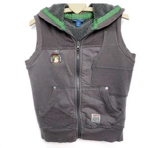 Naartjie Sleeveless Gray Hoodie SZ 8